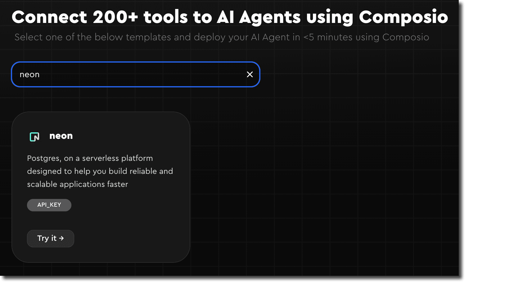 Composio integration